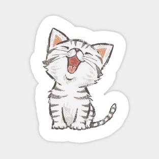 American Shorthair happy cat Sticker